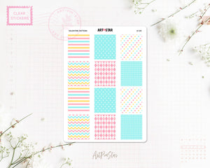 A129i | Valentine Pattern Mini Fullbox, Weeks