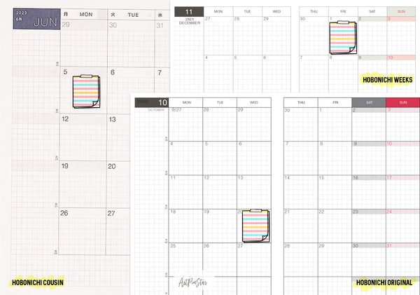 Functional Note White Stickers