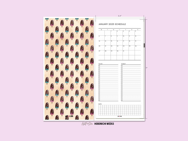 Ice Cream Personalized Vellum Dashboard