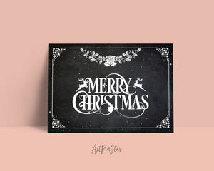 Merry Christmas Personalized Holiday Greeting Card Gifts