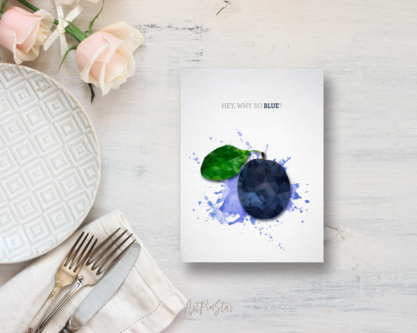 Hey, why so blue Food Customized Gift Cards