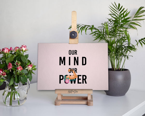 Our Minds Our Power, LGBTQIA Greeting Cards Pride Month with Rainbow