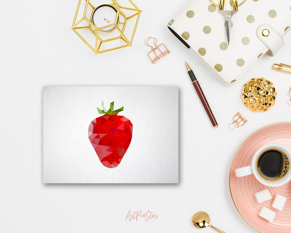 Strawberry Food Customized Gift Cards