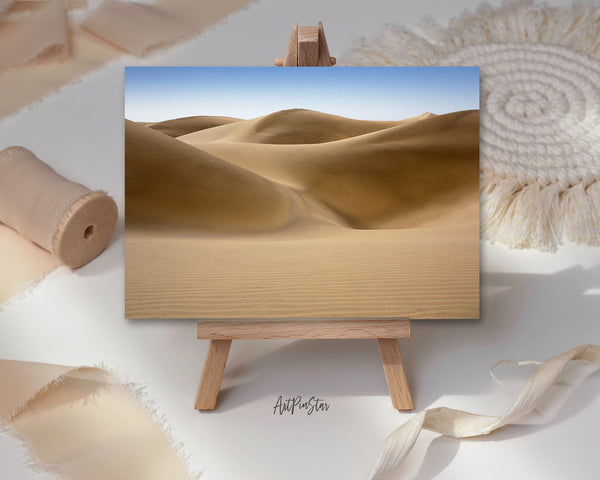 Maspalomas Desert Dunes, South Canaria Landscape Custom Greeting Cards