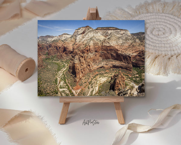 Zion Canyon National Park, Utah Landscape Custom Greeting Cards