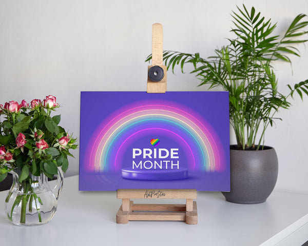 Pride Month, LGBTQIA Greeting Cards Pride Month with Rainbow
