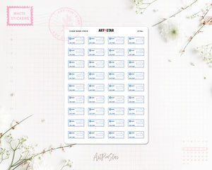 Bank Check Planner Sticker, Chase