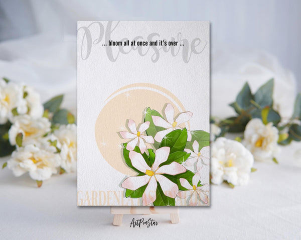 Gardenla Jasminaldes Flower Meanings Symbolism Customized Gift Cards