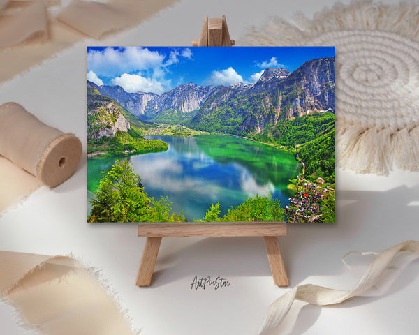 Hallstatt Austria Landscape Custom Greeting Cards