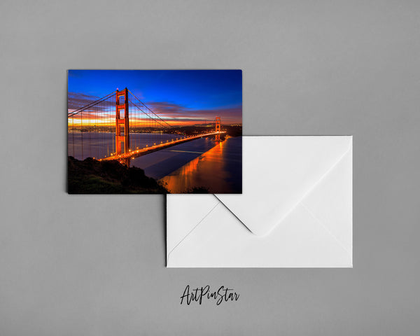 Golden Gate Bridge Landscape Custom Greeting Cards
