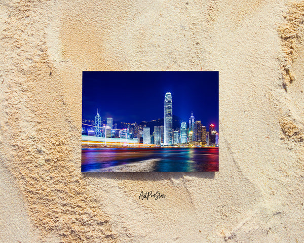 Hong Kong Landscape Custom Greeting Cards