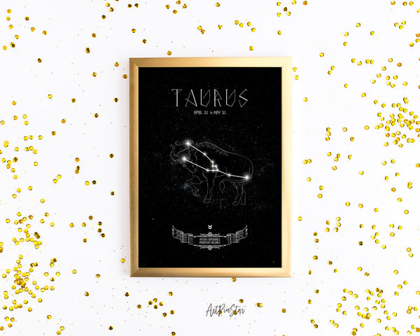Astrology Taurus Prediction Yearly Art Horoscope Customized Gift Cards