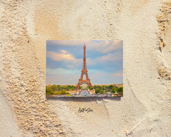 Eiffel Tower, Paris, France Landscape Custom Greeting Cards