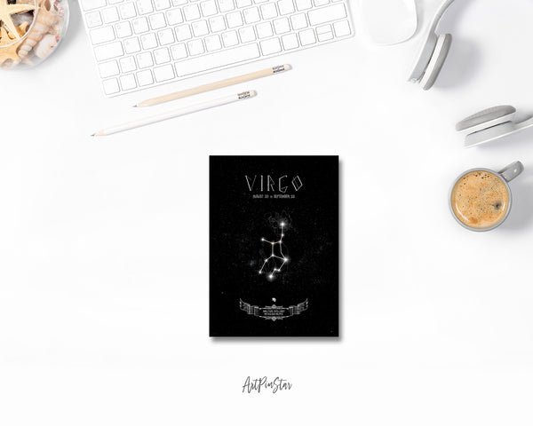 Astrology Virgo Prediction Yearly Art Horoscope Customized Gift Cards