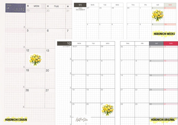 Flower Bouquet Planner Sticker, Butter Yellow Tulip