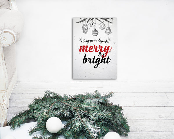 May your days be merry and bright Personalized Holiday Greeting Card Gifts