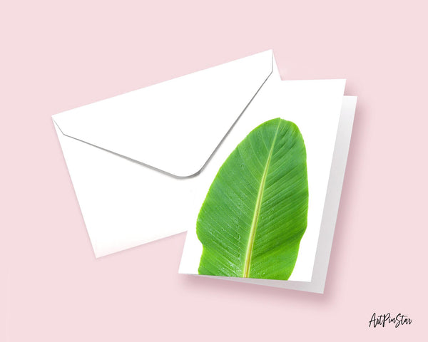 Banana leaf Botanical Garden Customized Greeting Card