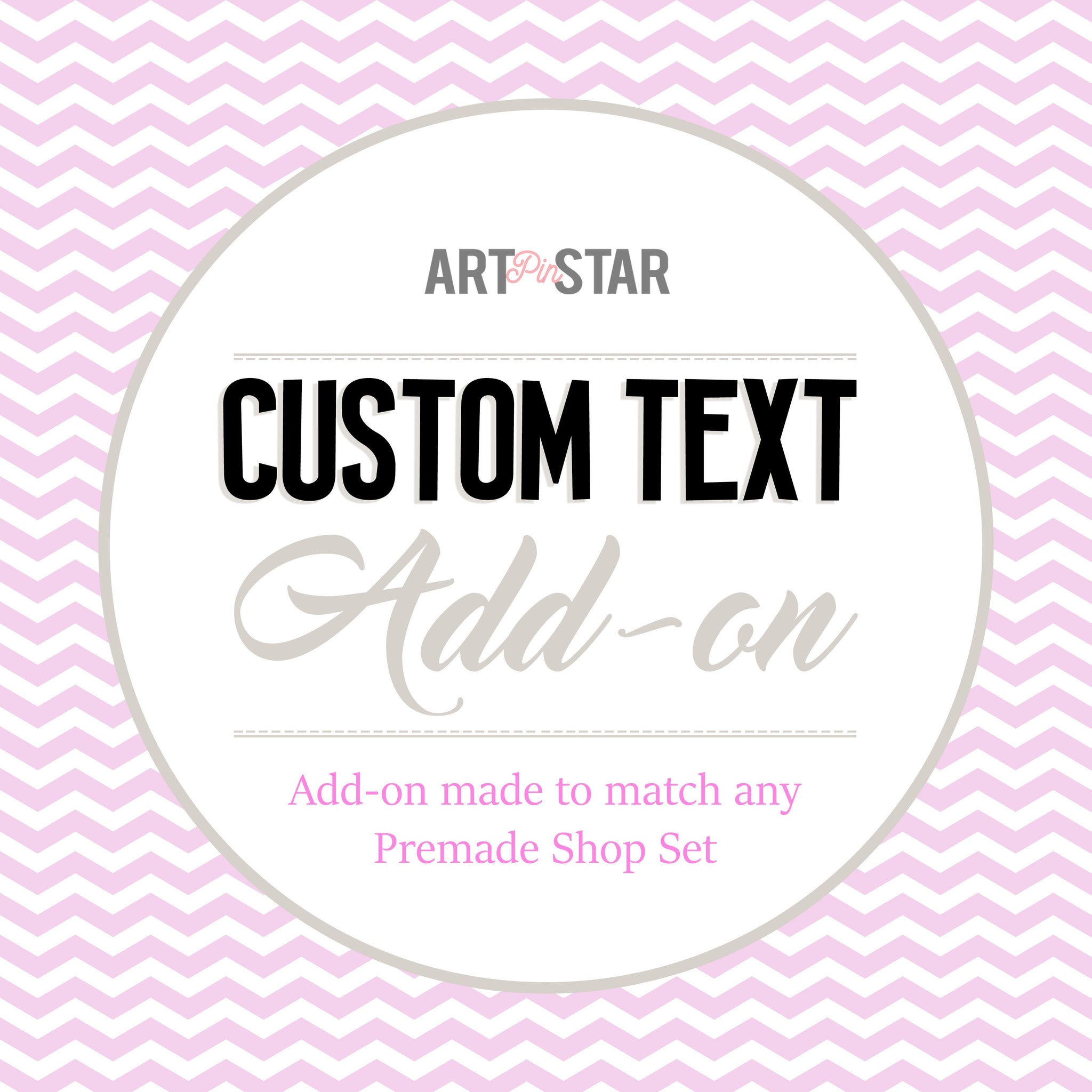 Add-On for 4 Personalized Custom Texts
