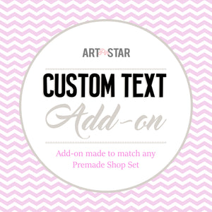 Add-On for 4 Personalized Custom Texts