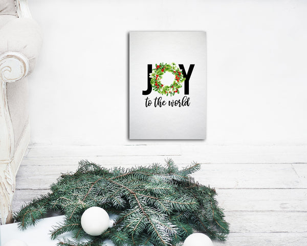 Joy to the world Personalized Holiday Greeting Card Gifts