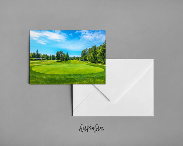 Vancouver Parks Golf Course, Canada Landscape Custom Greeting Cards