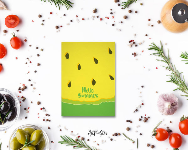 Hello Summer Food Customized Gift Cards