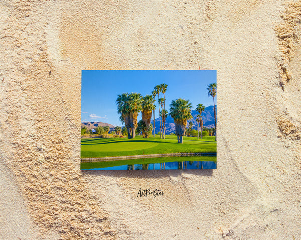 Palm Springs Golf Course, California Landscape Custom Greeting Cards