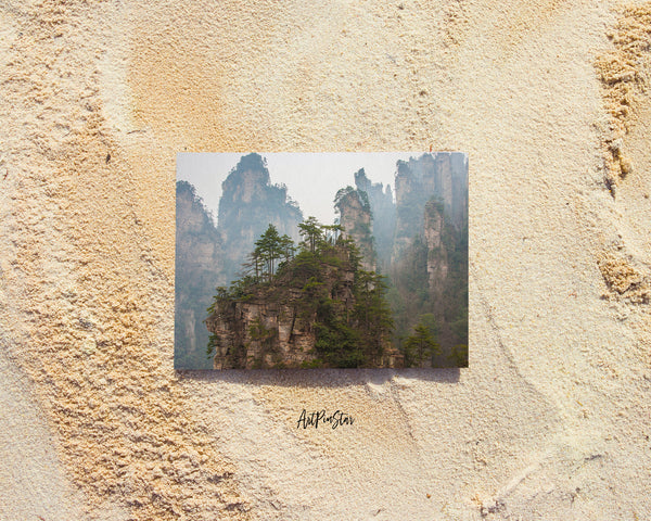 Zhangjiajie National Forest Park Hunan Province, China Landscape Custom Greeting Cards