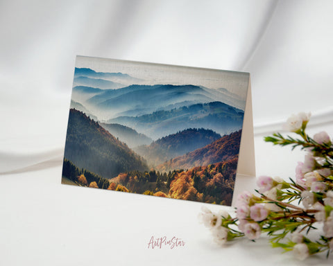Scenic Mountain Black Forest, Germany Landscape Custom Greeting Cards
