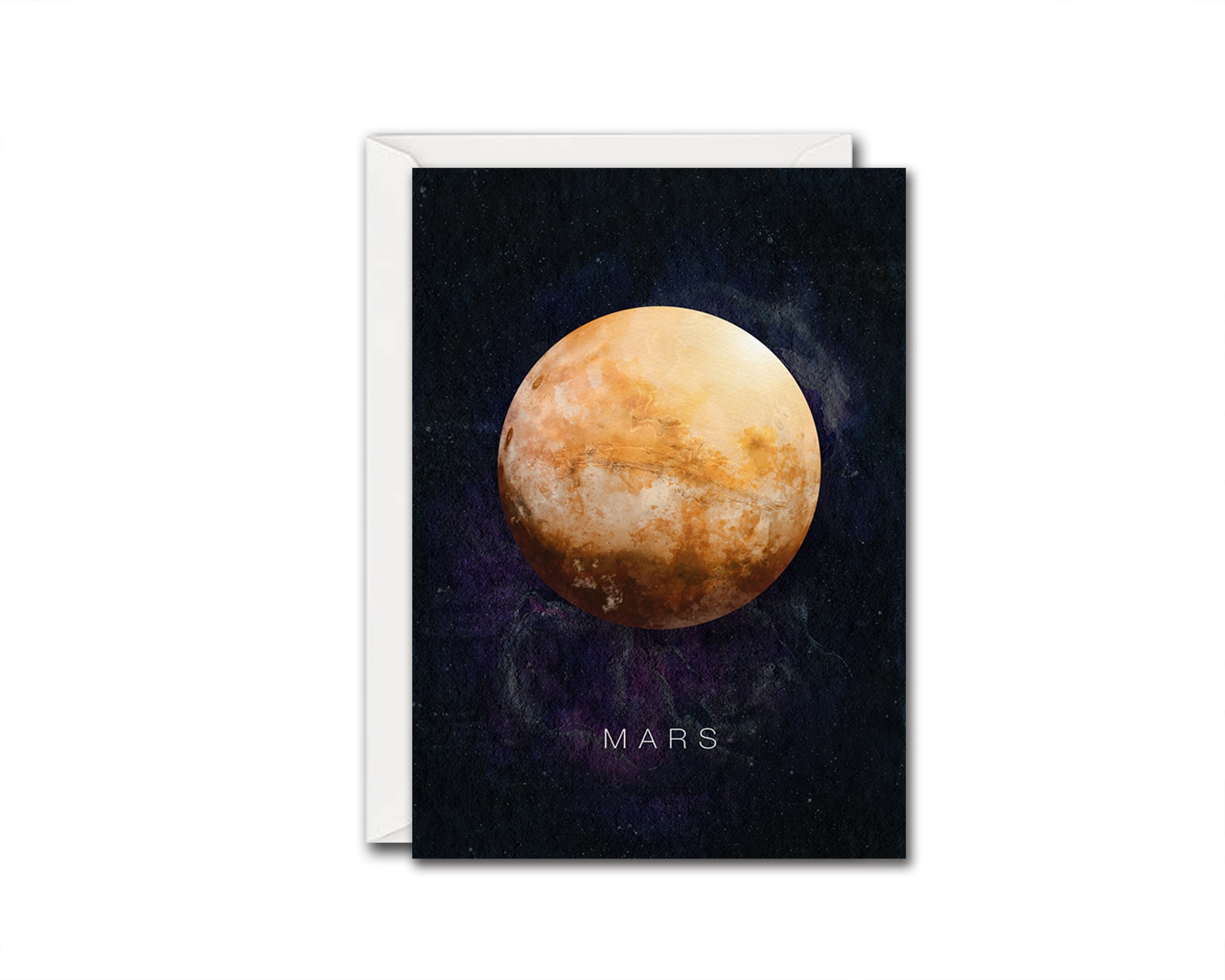 Mars Planet Universe Space Solar System Customizable Greeting Card