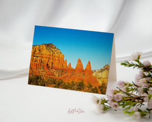 Red Stone Cliffs Sedona, Arizona Landscape Custom Greeting Cards