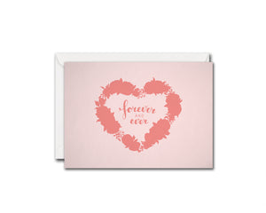 Forever and ever Friendship Customized Greeting Card
