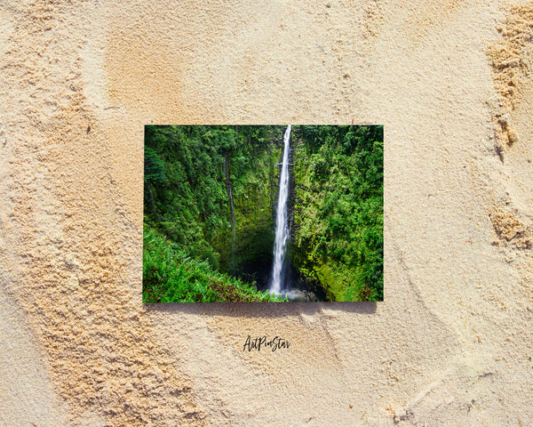 Hilo Hawaii Island, Akaka Falls State Park Landscape Custom Greeting Cards