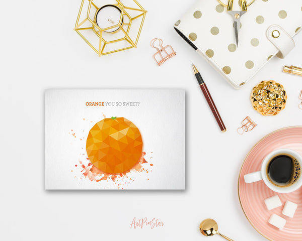 Orange you so sweet Food Customized Gift Cards