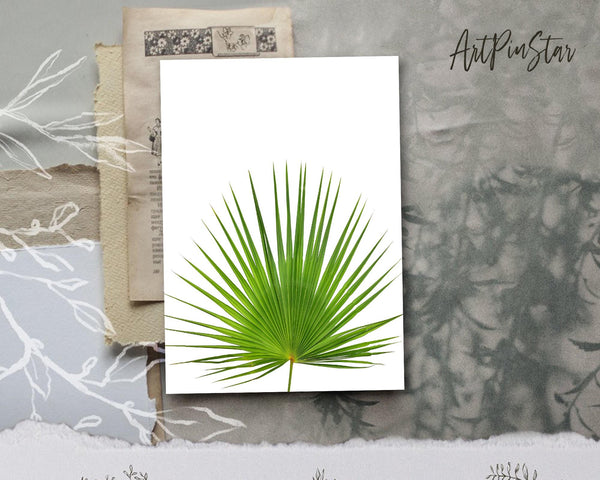 Palm Leaf Botanical Garden Customized Greeting Card
