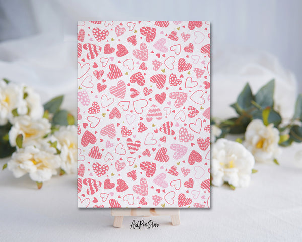Valentine's Day Lovely Romantic Hearts Customized Greeting Card