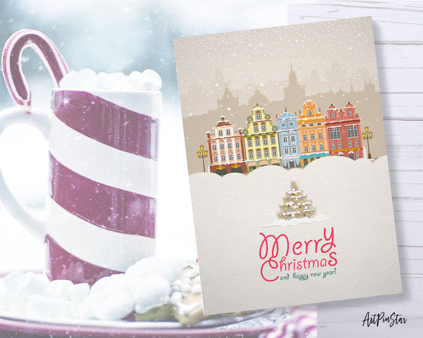 Merry Christmas and a happy new year Personalized Holiday Greeting Card Gifts