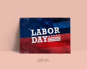 Labor Holiday Greeting Customizable Gift Cards
