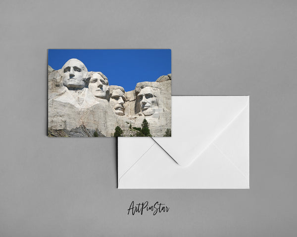 Mount Rushmore National Memorial, South Dakota Landscape Custom Greeting Cards