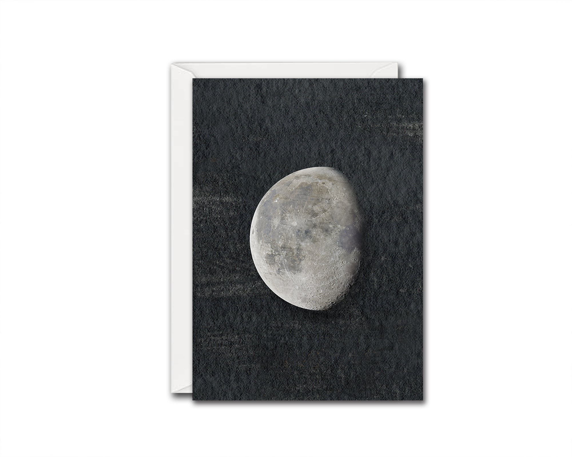 Waning Gibbous Moon Phases Customizable Greeting Card