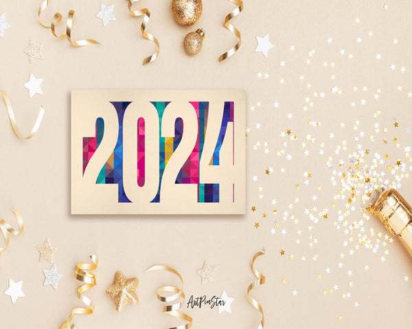 New Year 2024 Amazing Customized Greeting Card