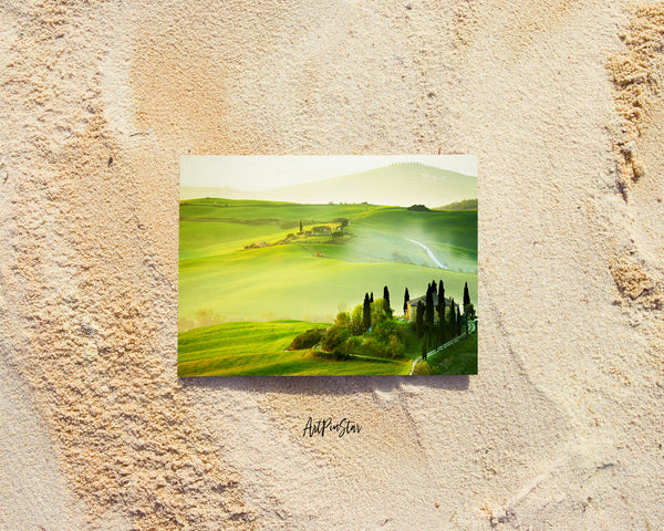 Tuscany, Italy Landscape Custom Greeting Cards