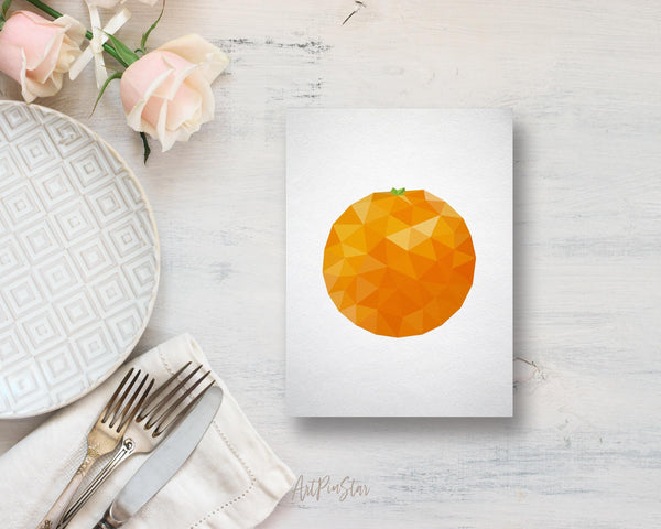 Orange Food Customized Gift Cards