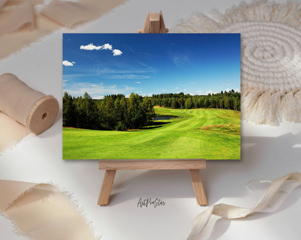 Vancouver Island Golf Courses, Canada Landscape Custom Greeting Cards