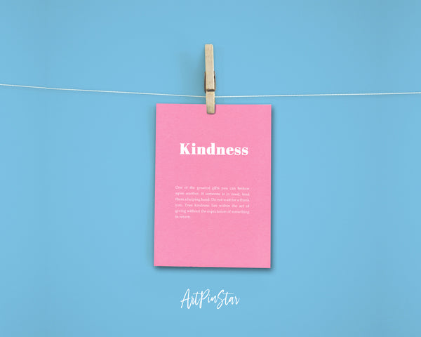 Kindness Life Quote Customized Greeting Cards