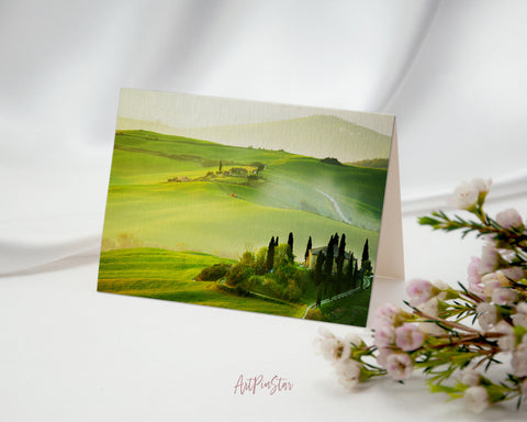 Tuscany, Italy Landscape Custom Greeting Cards