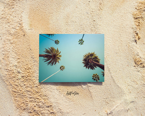 Rodeo Drive Beverly Hills Palm Trees, California Landscape Custom Greeting Cards