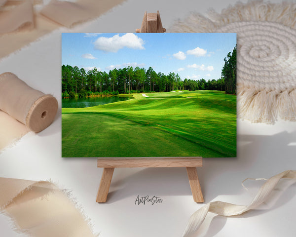 Fleming Island Golf Club Landscape Custom Greeting Cards