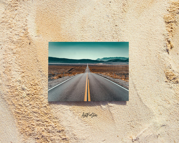 Route 66 Street, California Landscape Custom Greeting Cards