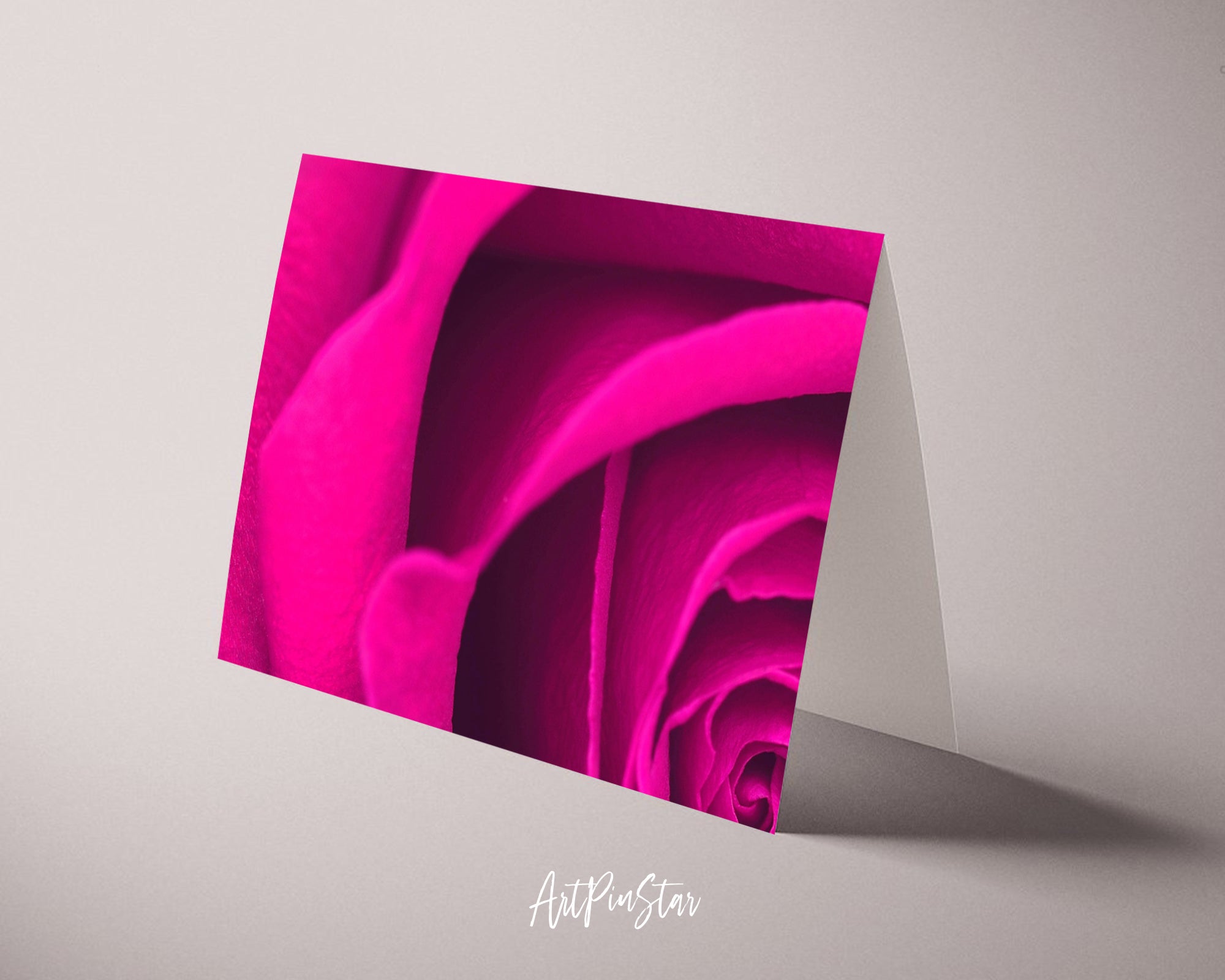 Rose Flower Photo Art Customized Gift Cards